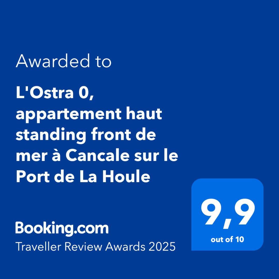 L'Ostra 0, Appartement Haut Standing Front De Mer A Cancale Sur Le Port De La Houle ภายนอก รูปภาพ